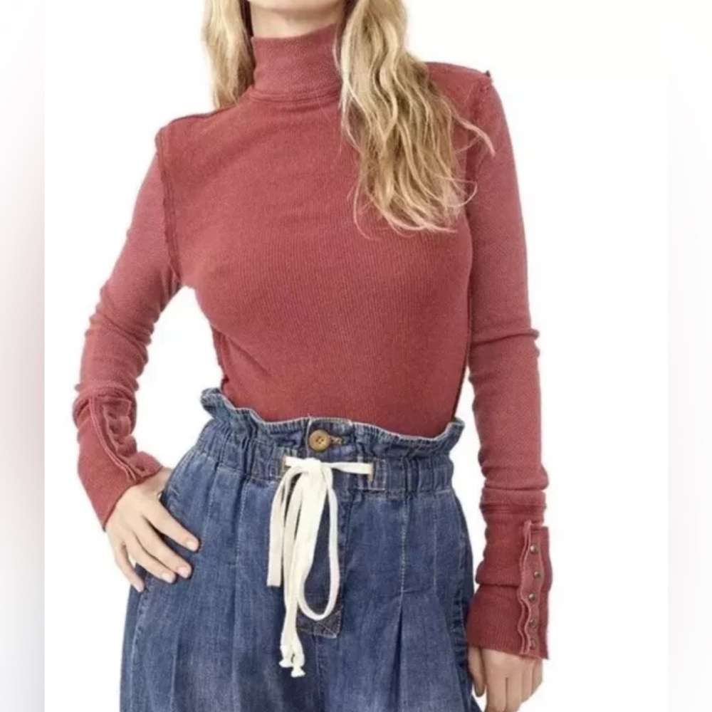 We the Free JOJO mock neck top, small